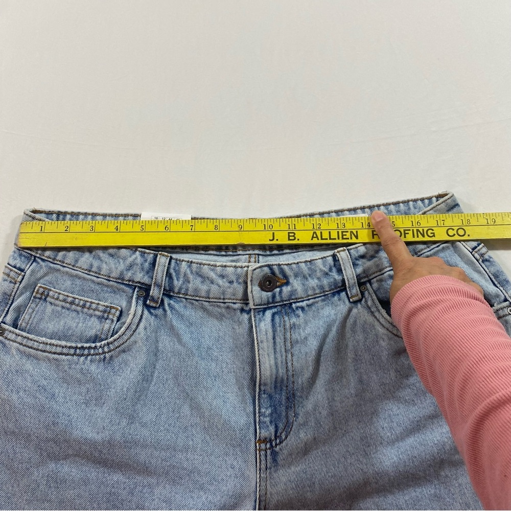 Cotton on Jeans Women’s 16 distressed low rise baggy straight Leg - Picture 6 of 6